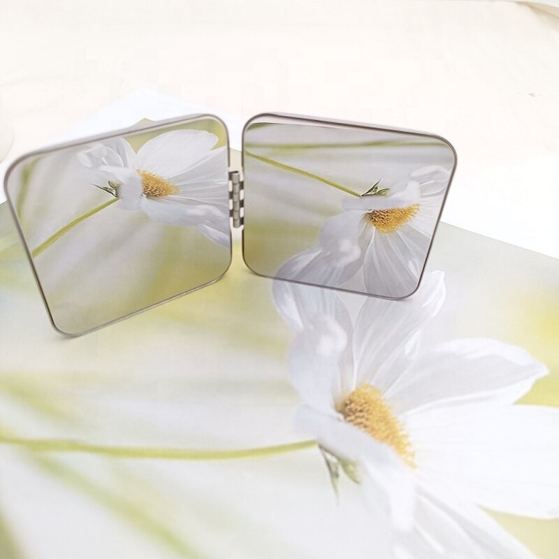 Folding Makeup Mirror - New Arrival Mini Pocket Double Sides Oval Square Magnifying Mirror