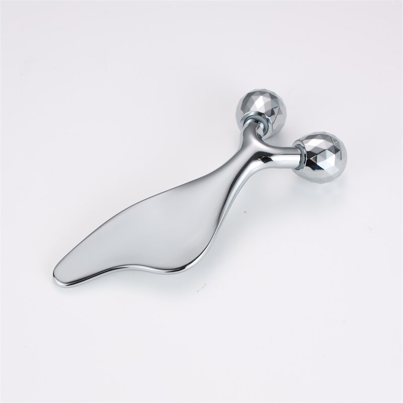 3D V-Shape Roller - 2 in 1 Manual Face Lifting Guasha Board Skincare Massage Tool