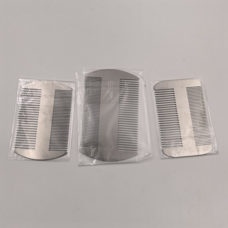 Stainless Steel Hair Comb - OEM Manufacturer 304 Metal Scalp Massager Home Use Hair Care