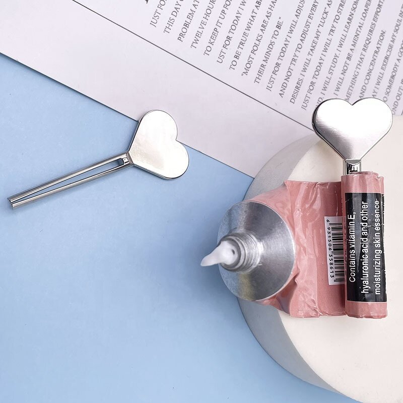 Metal Tube Squeezer - Custom Logo Mini Lotion Pipe Clamping Key Shape Toothpaste Tool
