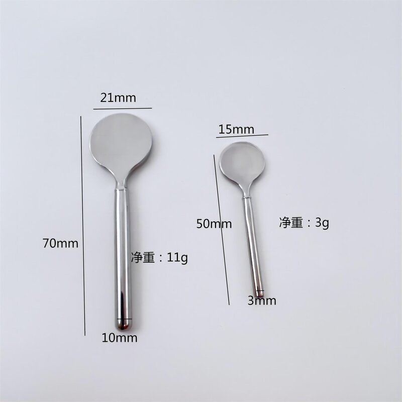 Metal Cosmetic Spoon - Hot Selling Custom Logo Makeup Spatula for Facial Application