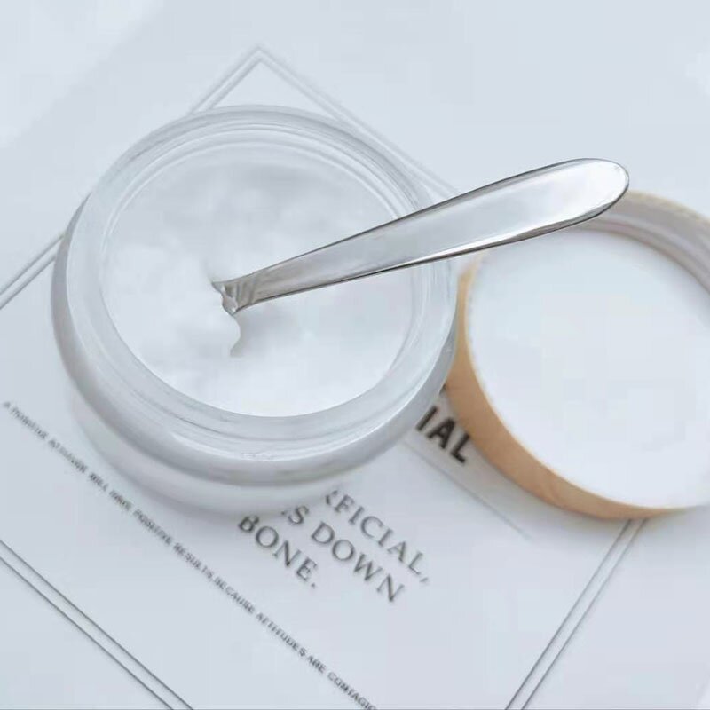 Stainless Steel Skincare Spoon - Custom Laser Logo Cream Lotion Facial Scoop Beauty Tool