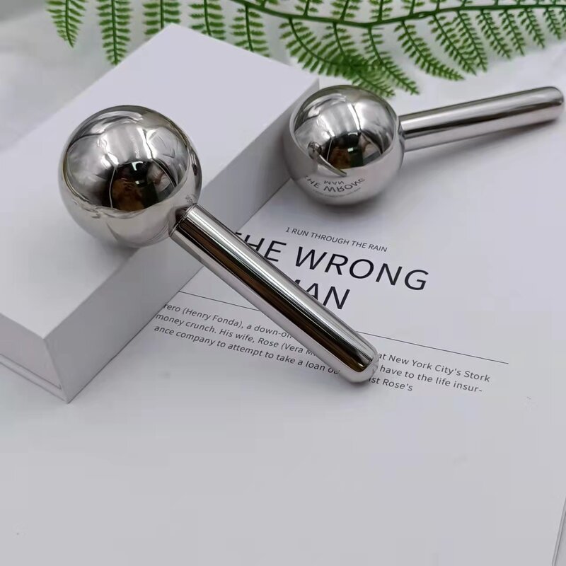 Stainless Steel Ice Globe - OEM Factory Eye Body Cooling Handheld Facial Massage Tool