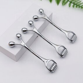 3D Metal Face Roller - New Arrival Handheld Ice Tighten Skin Wrinkle Dark Circles Remover