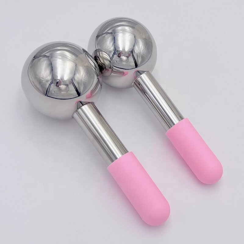 Facial Ice Globes - 2024 Hot Selling Stainless Steel Metal Cryo Cooling Firming Tool