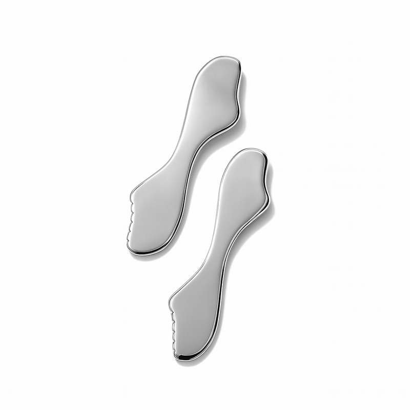 Stainless Steel Gua Sha - High Quality Custom Logo 3.5mm Thickness Skin Tightening Tool