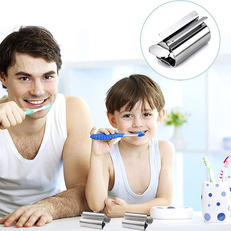 Metal Toothpaste Dispenser - Custom Logo 304 Stainless Steel Key Rolling Tube Squeezers