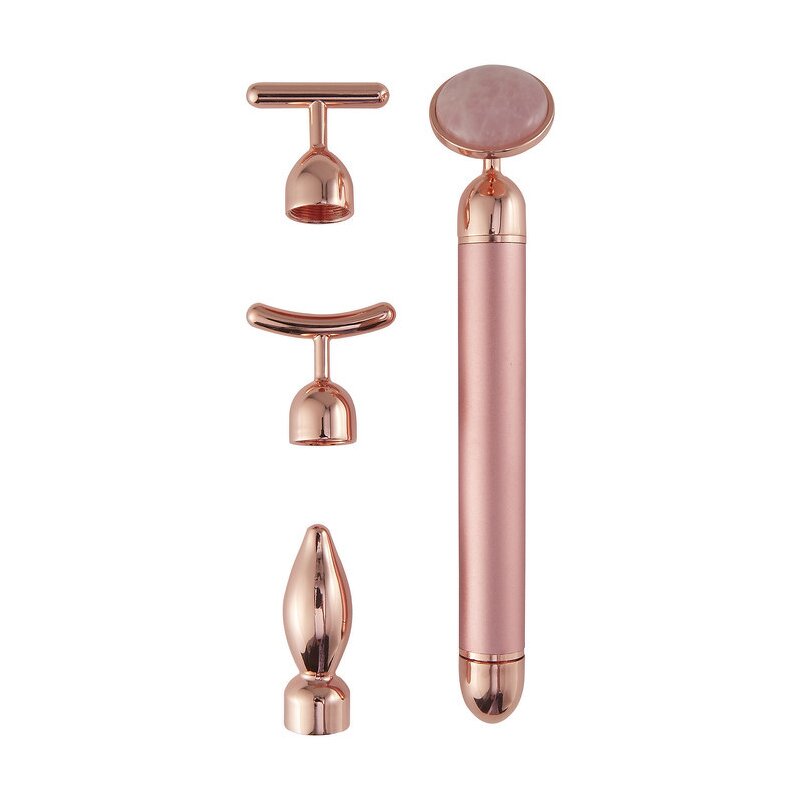 4 in 1 Jade Beauty Bar - Electric Massage Roller Cream Absorbing Facial Skin Care Tool