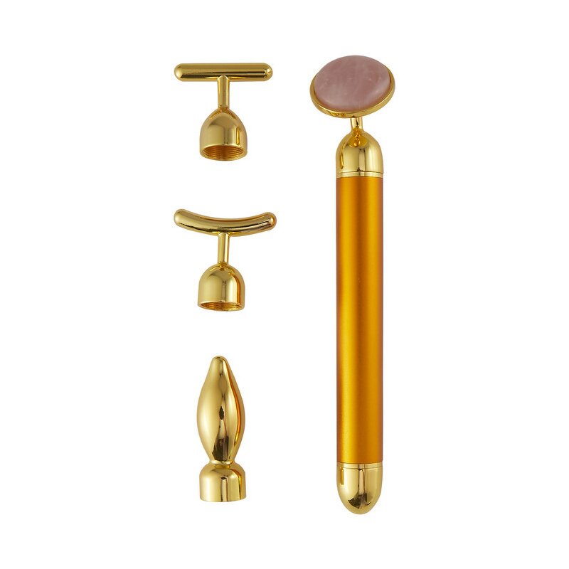 4 in 1 Jade Beauty Bar - Electric Massage Roller Cream Absorbing Facial Skin Care Tool