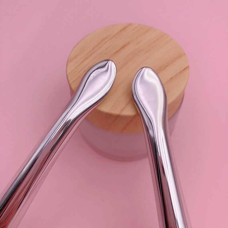 Silicone Mask Brush - Wholesale 2-in-1 Double Head Long Handle with Scoop Beauty Care Tool