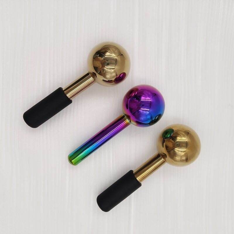 Stainless Steel Cooling Roller - Wholesale Handheld Metal Ice Globe for Eyes and Face