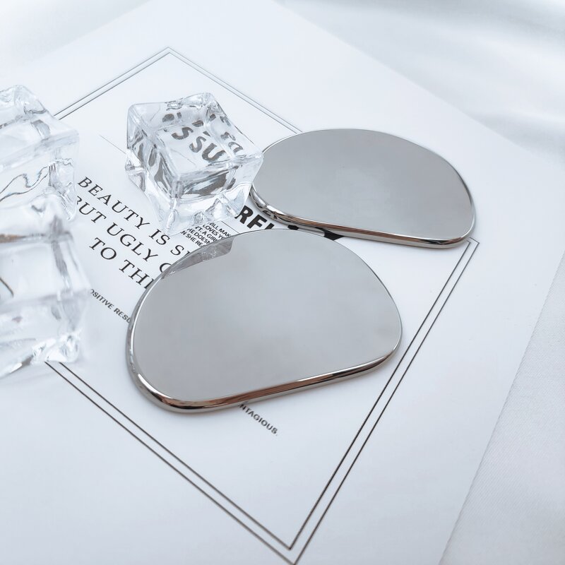 Stainless Steel Gua Sha - Skin Care Tool Facial Body Massage Metal Scrapping Plate
