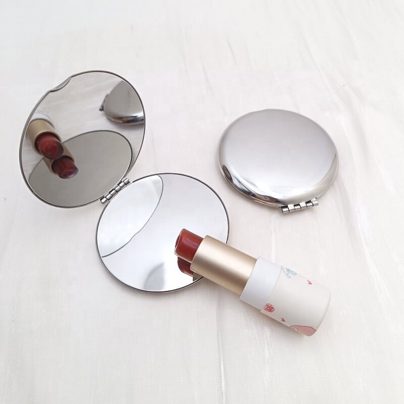 Folding Makeup Mirror - New Arrival Mini Pocket Double Sides Oval Square Magnifying Mirror