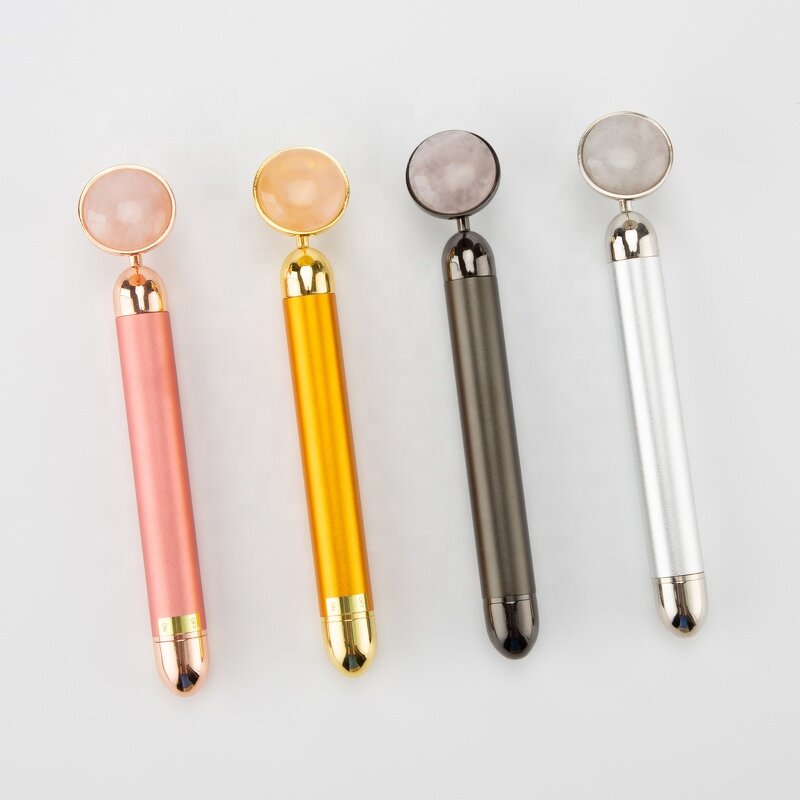 T-Shape Jade Beauty Bar - Hot Selling Electric Natural Rose Quartz Facial Skin Lifting Tool
