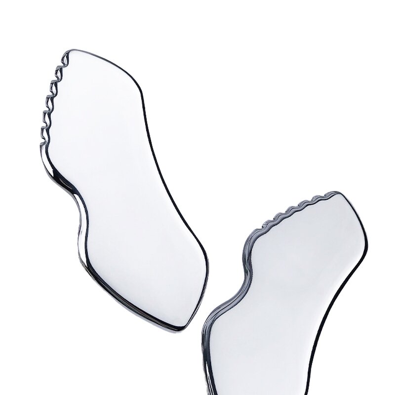 304 Gua Sha Tool - Personal Label Stainless Steel Face Body Metal Scraping Board Massager