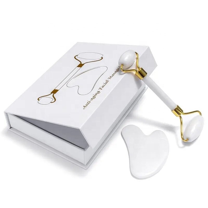 Natural Jade Roller - High Quality Custom Facial Guasha Wholesale Different Colors Gift Tool