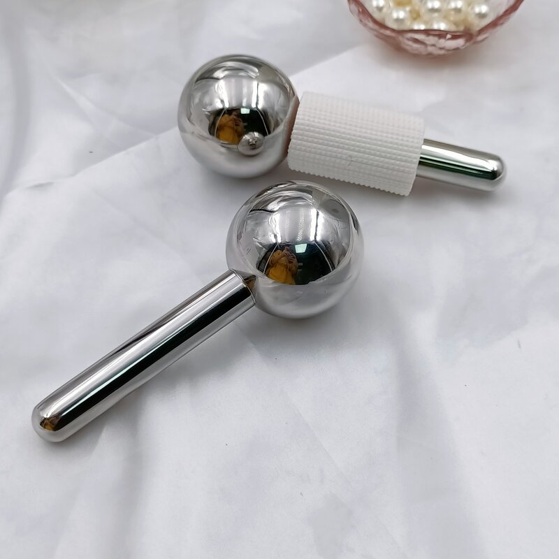 Stainless Steel Ice Globe - OEM Factory Eye Body Cooling Handheld Facial Massage Tool