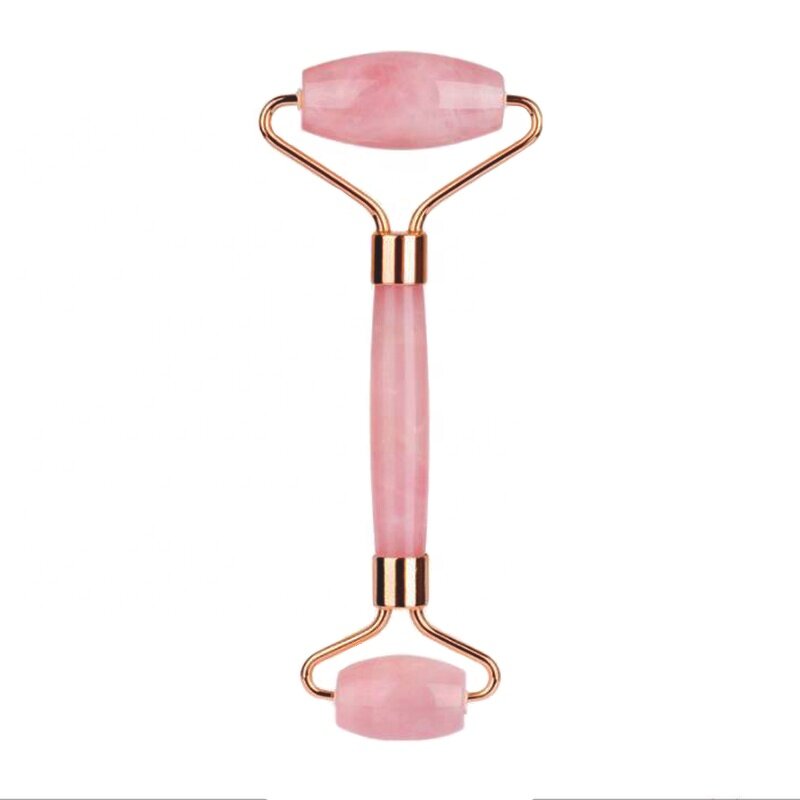 Crystal Pink Quartz Roller - Hot Sale Anti-Aging Skin Lifting Face Massage Jade Tool