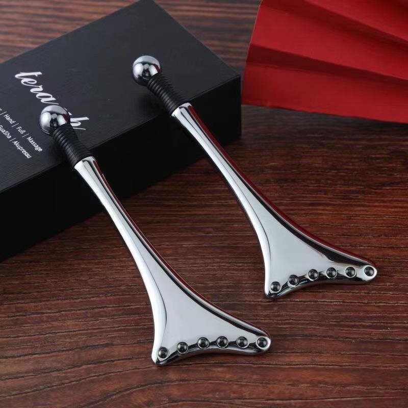 Terahertz Gua Sha Board - Custom Logo Handheld Face Lift Dark Circles Rolling Massager Home SPA