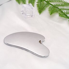 Stainless Steel Gua Sha - Custom Scrapping Plate Facial Body Beauty Skin Care Tool