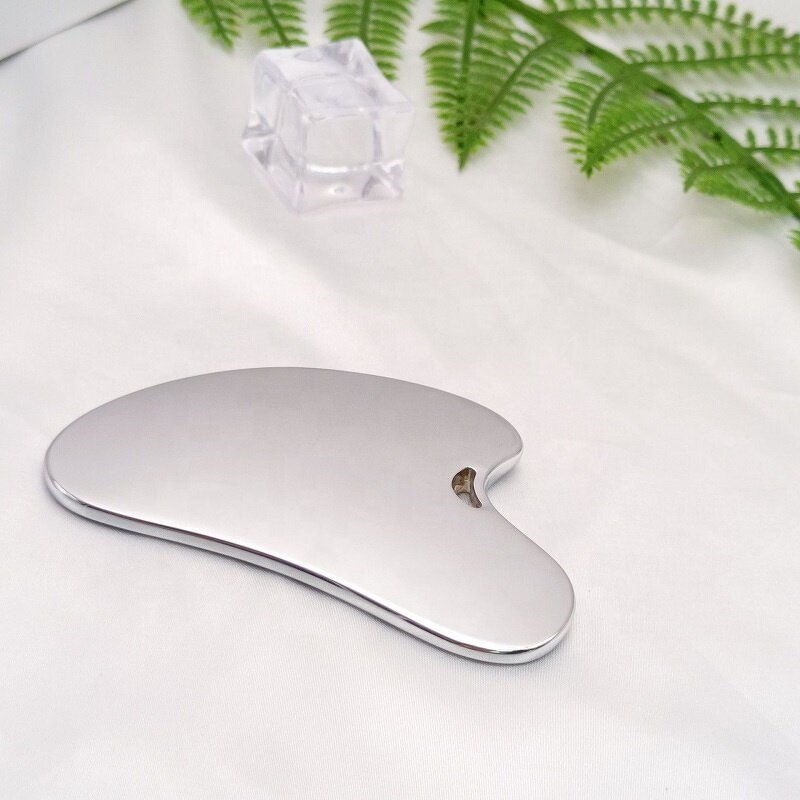 Stainless Steel Gua Sha - Custom Scrapping Plate Facial Body Beauty Skin Care Tool