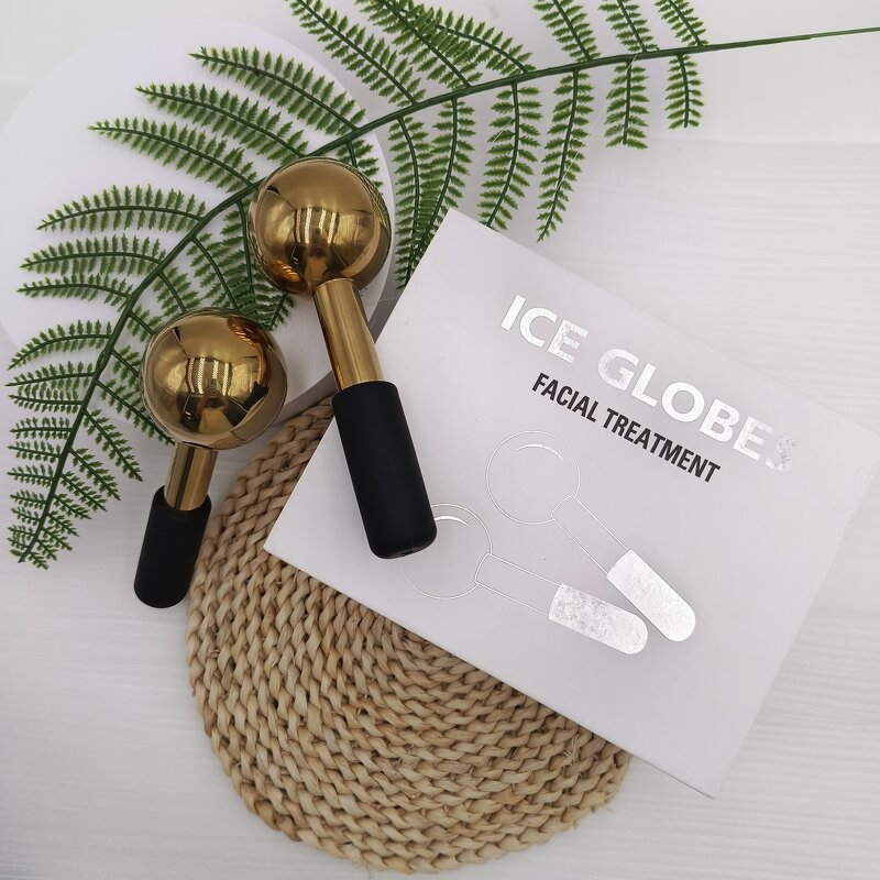 Metal Cryo Ice Globe - OEM Cooling Massage Roller Stainless Steel Beauty SPA Skincare Tool