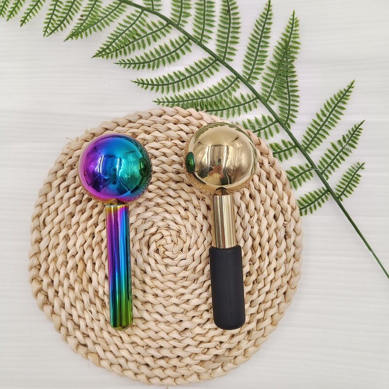 Stainless Steel Cooling Roller - Wholesale Handheld Metal Ice Globe for Eyes and Face