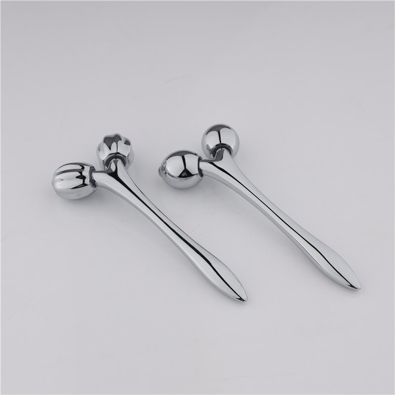 Mini 3D Facial Roller - Factory Metal Handheld Slimming Lifting Beauty Massager Tool