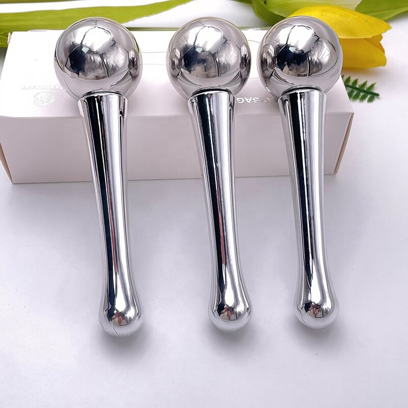 Mini Stainless Steel Ice Globes - Hot New Arrival Custom Facial Massage Body Firming Tool