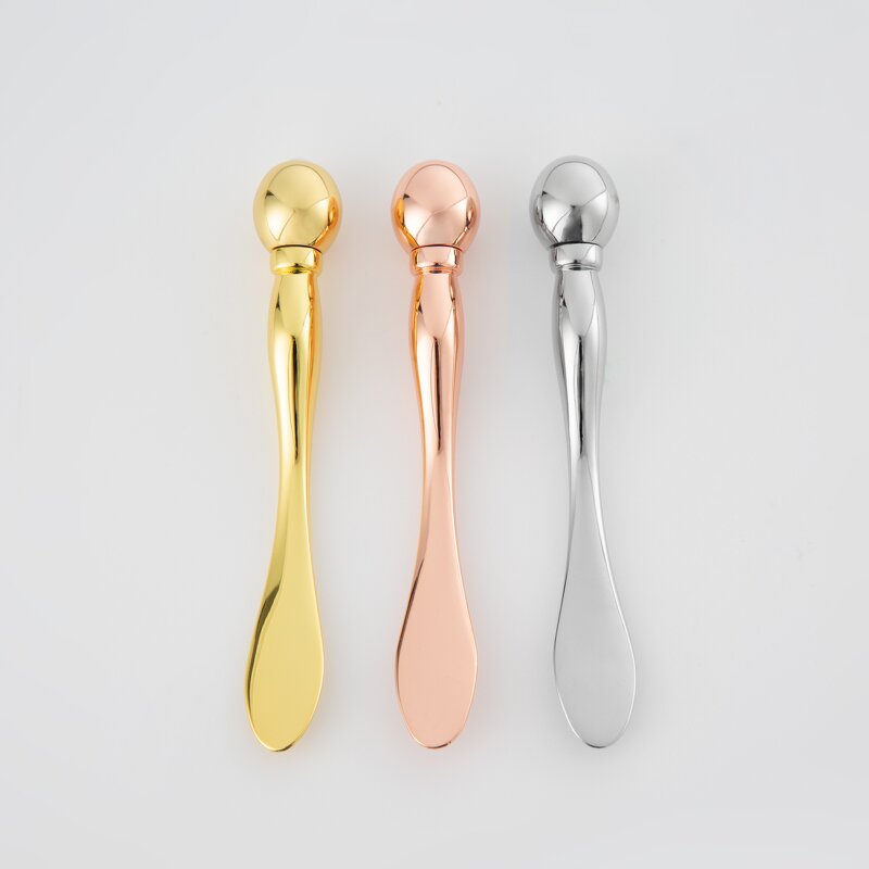 Eye Cream Massage Stick - Personal Label 7.7cm Double Head Metal Cosmetic Spoon Spatula