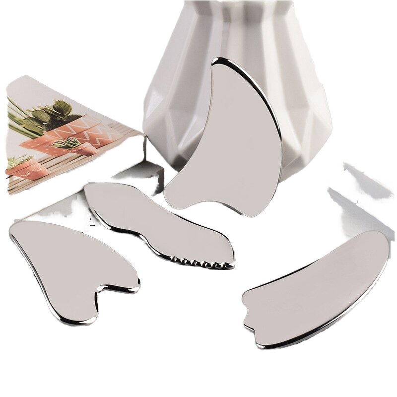 304 Gua Sha Tool - Personal Label Stainless Steel Face Body Metal Scraping Board Massager