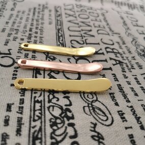 Mini Metal Spatula - Custom Logo Cream Lotion Facial Masks Skincare Beauty Tool Spoon