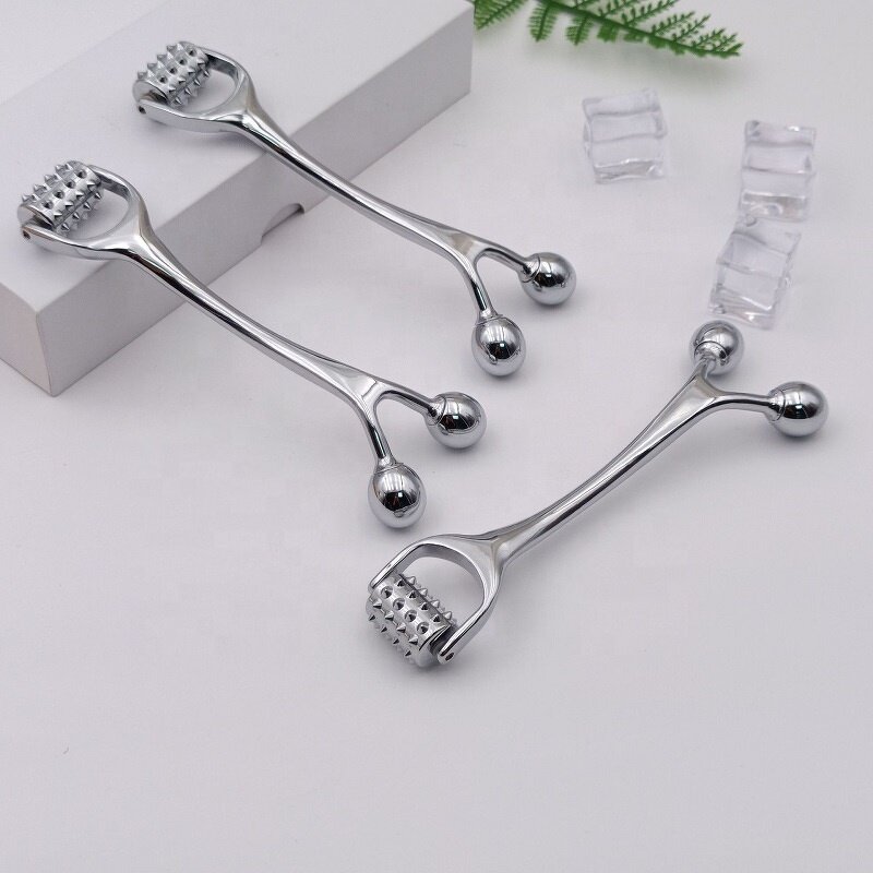 3D Metal Face Roller - New Arrival Handheld Ice Tighten Skin Wrinkle Dark Circles Remover