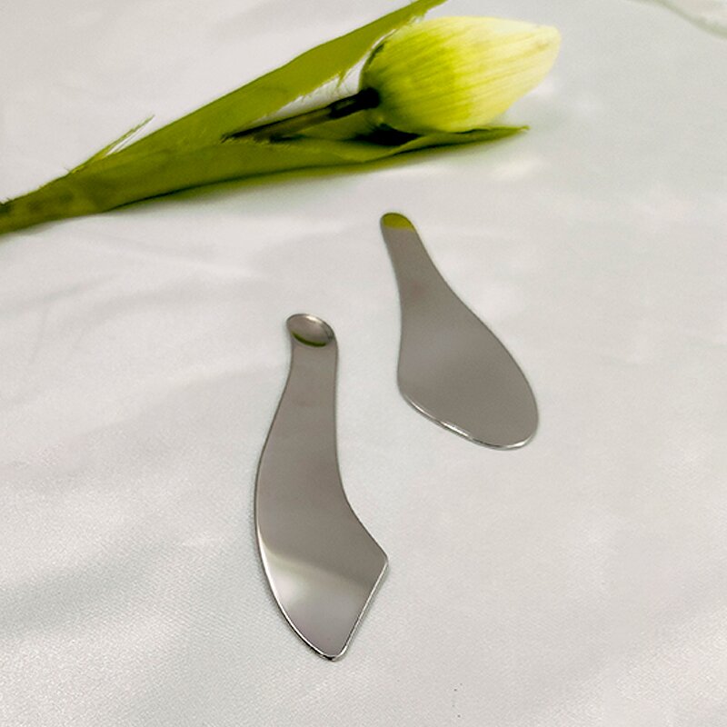 Foundation Palette Mixer - Custom Logo Stainless Steel Cosmetic Shovel Makeup Spatula