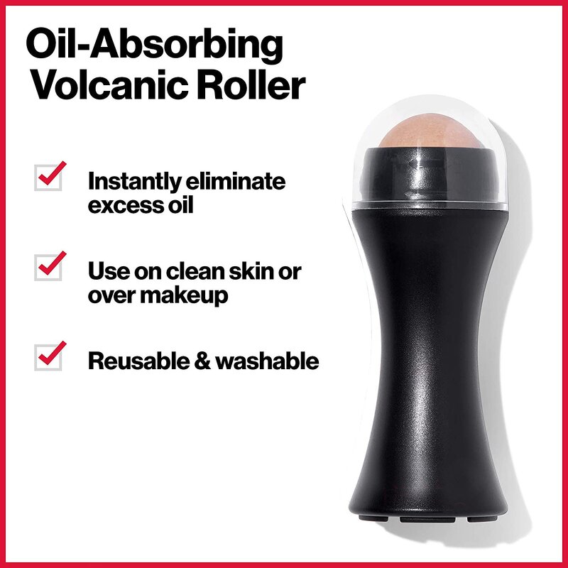 Volcanic Stone Roller - Beauty Skin Care Handheld Face Oil Removing Reusable Effective Tool