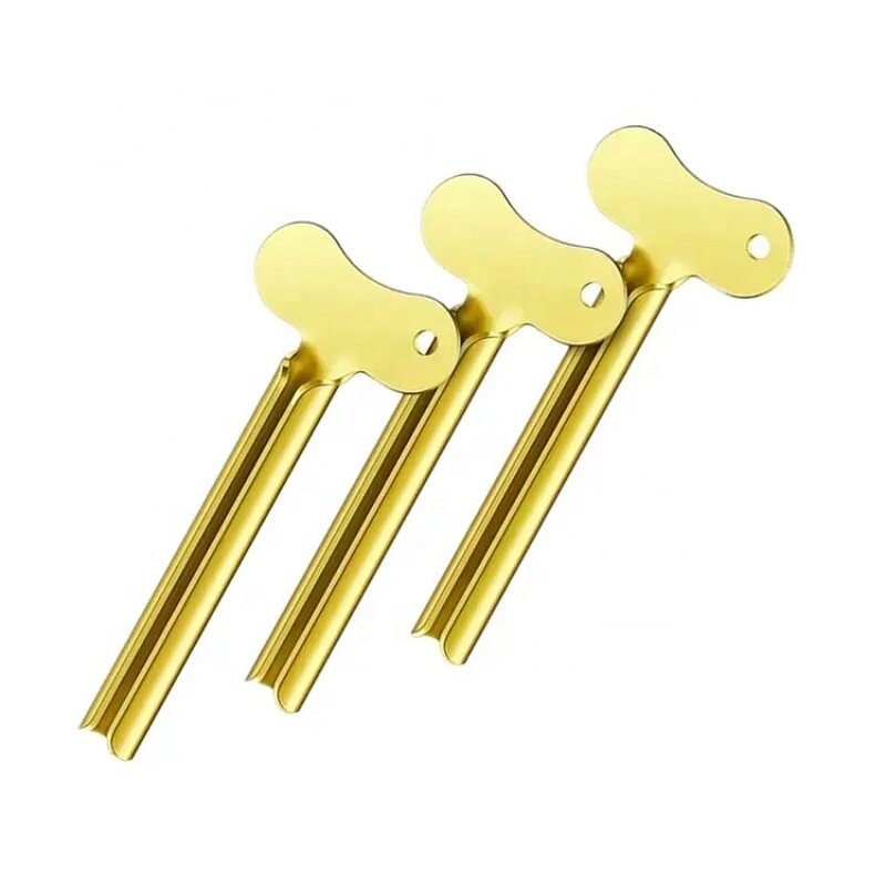 Metal Tube Squeezer - 2024 Custom Logo Toothpaste Cream Lotion Key Shape MOQ 5pcs