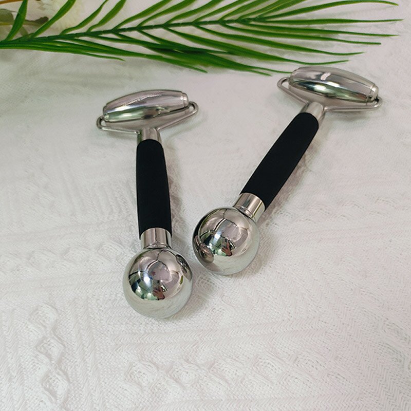 Stainless Steel Cryo Roller - New Arrival Cooling Jade Massage Skin Rejuvenation Puffiness Tool
