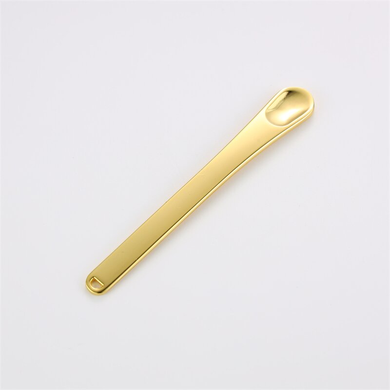 Metal Cosmetic Spatula - Custom Logo 9cm Eye Serum Applicator Mini Makeup Spoon Skincare Tool