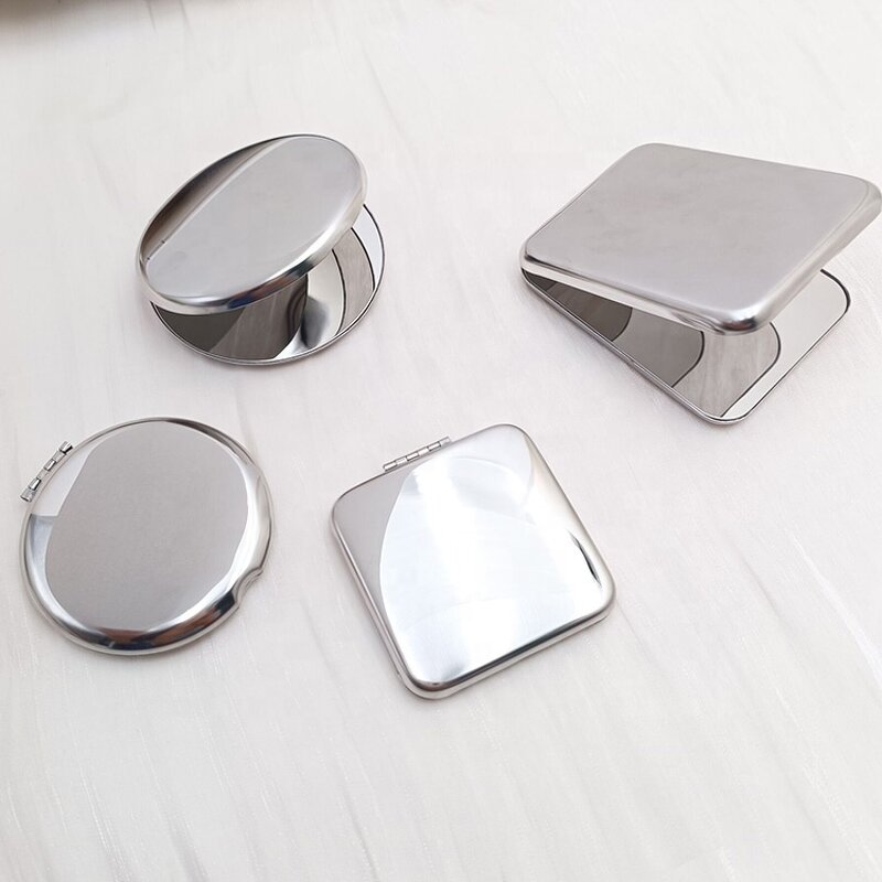 Folding Makeup Mirror - New Arrival Mini Pocket Double Sides Oval Square Magnifying Mirror