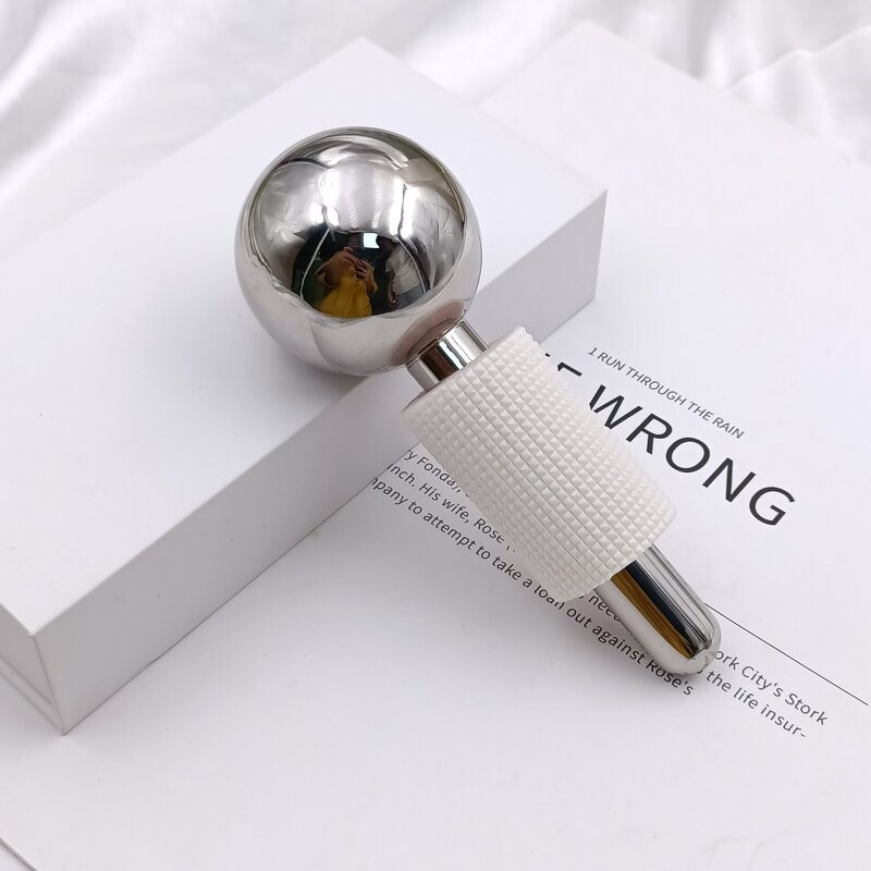 Stainless Steel Ice Globe - OEM Factory Eye Body Cooling Handheld Facial Massage Tool