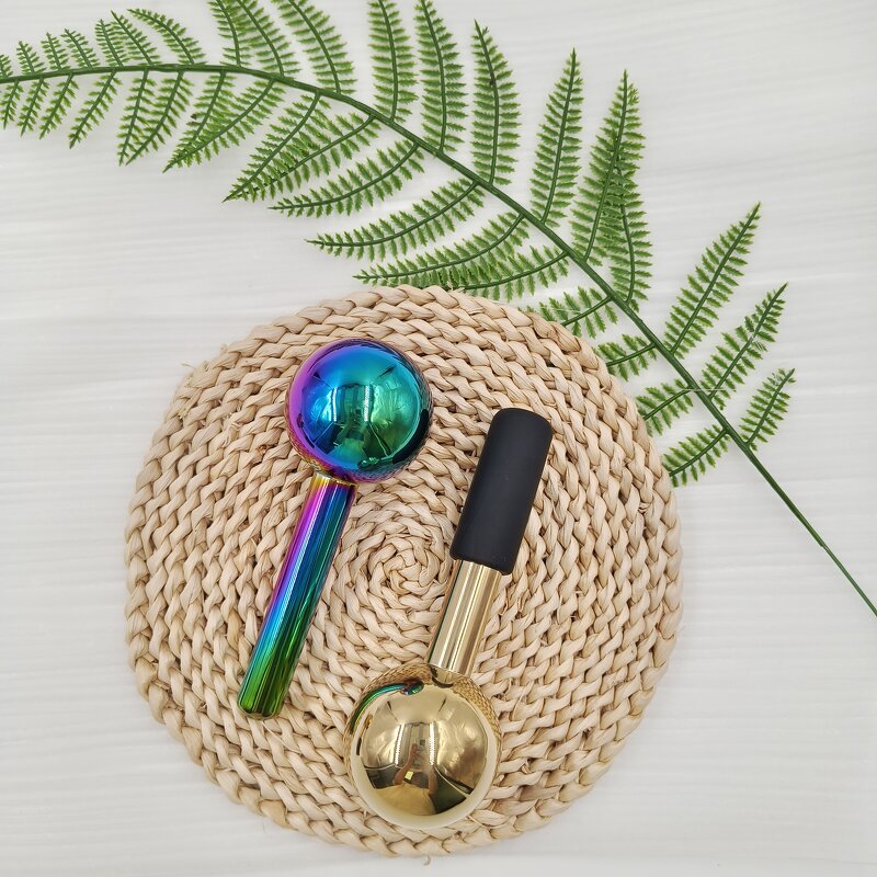 Stainless Steel Cooling Roller - Wholesale Handheld Metal Ice Globe for Eyes and Face