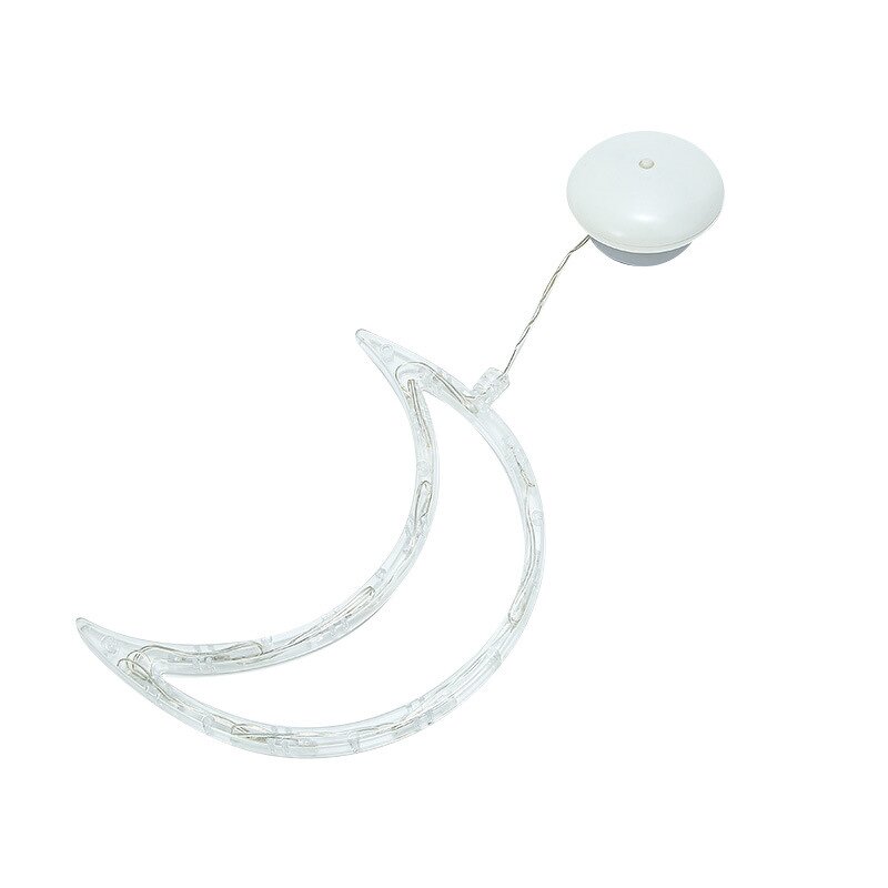 LED Christmas Light - IP44 Waterproof Elk Bell Window Suction Cup Battery-Powered Holiday