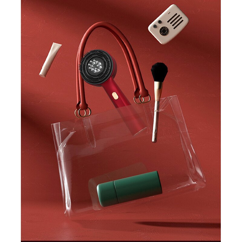 Scalp Massage Comb - New Portable Hair Lotion Coated Ball Guide Massager Brush Tool