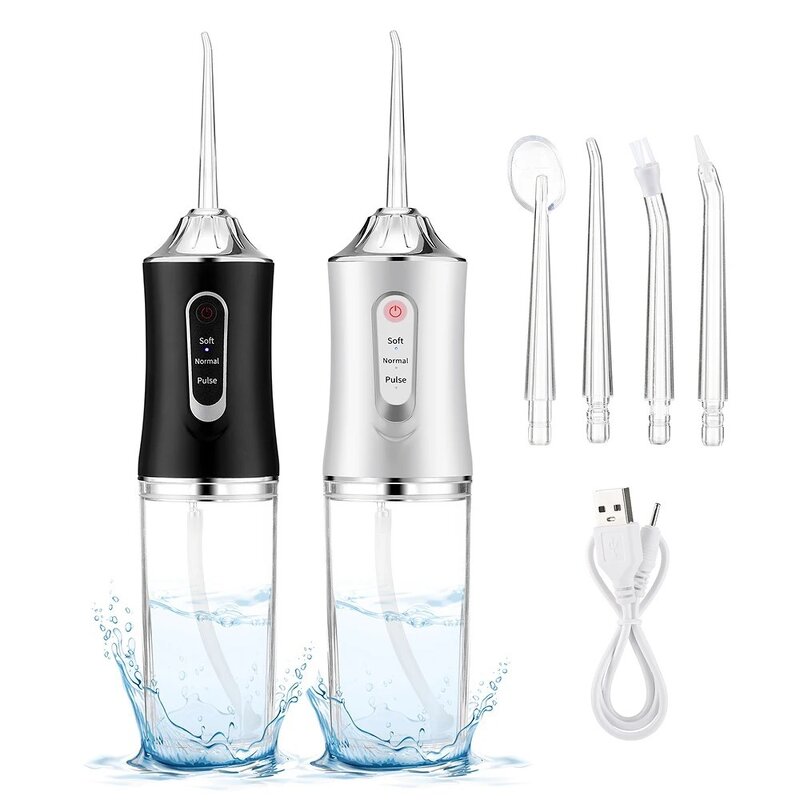 Household Water Flosser - Intelligent Oral Irrigator Plastic Teeth Cleaner Outdoor Hotel Use