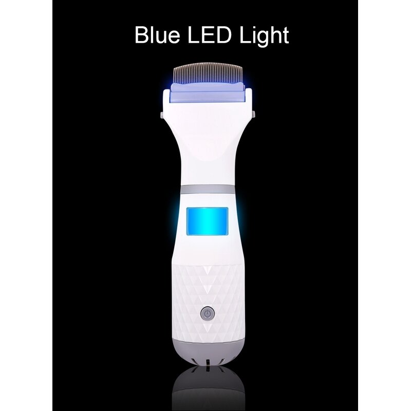 Electric Lice Comb - Vacuum Flea Remover Head Lice Treatment Eliminate Portable Cleaner