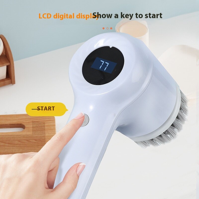 Wireless Steam Cleaner - Multifunctional High Pressure Cleaning Brush Long Runtime Kitchen Bathroom