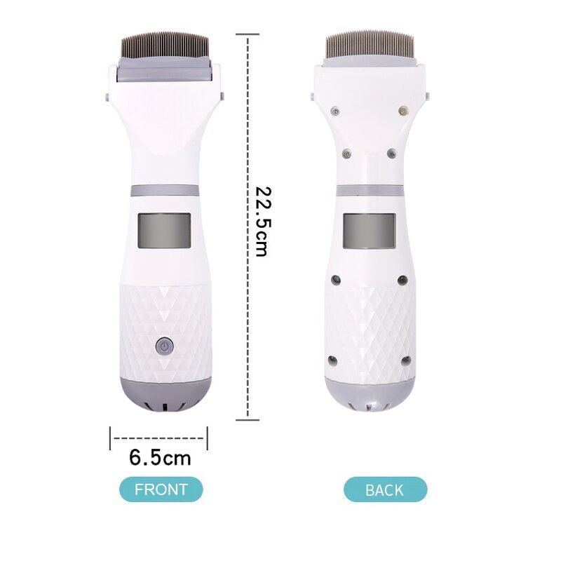 Electric Lice Comb - Hot Selling Flea Remover Kills Tick Dogs Cats Pet Grooming Brush TV