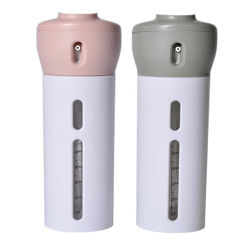 4 in 1 Travel Bottle - Dispenser Toiletry Containers Free Label Lotion Shampoo Reusable