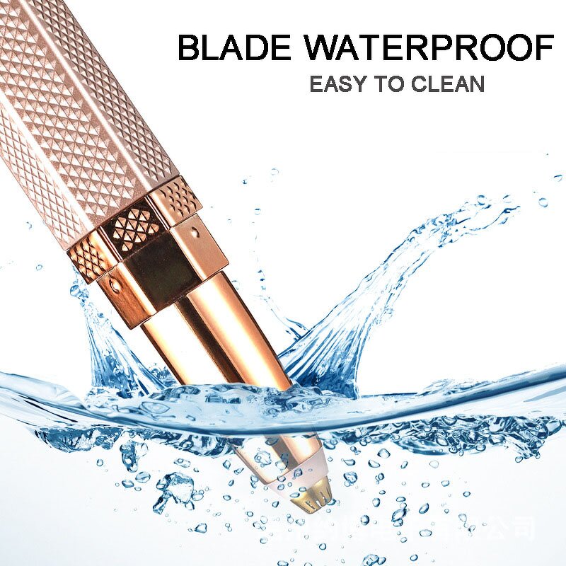 Electric Eyebrow Epilator - Rechargeable 4 in 1 Portable Women Eyebrow Trimmer Hair Remover