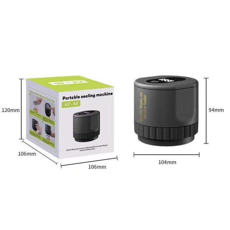 Electric Mason Sealer - New Portable Automatic Canned Food Vacuum Sealer Easy to Use